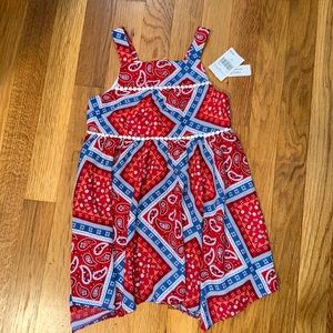 Toddler Girls bandana Dress 3T NWT